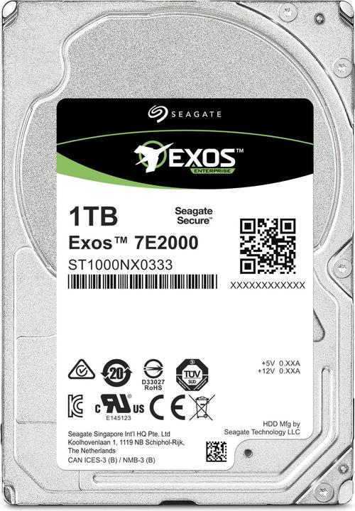 Produktbild Seagate Exos 7E2000 512E (1 TB, 2.5", CMR)