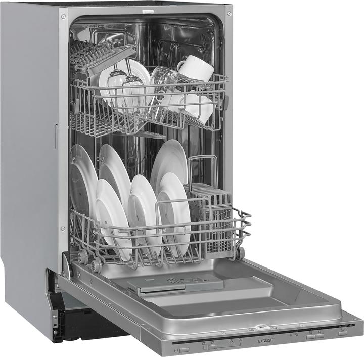 Produktbild Exquisit EGSP1009-E-030E silber - Geschirrspüler