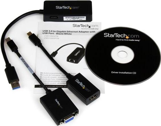Produktbild StarTech 3-in-1 Surface Pro Adapter Kit (Ethernet / Lan, VGA, HDMI, 7.62 cm)