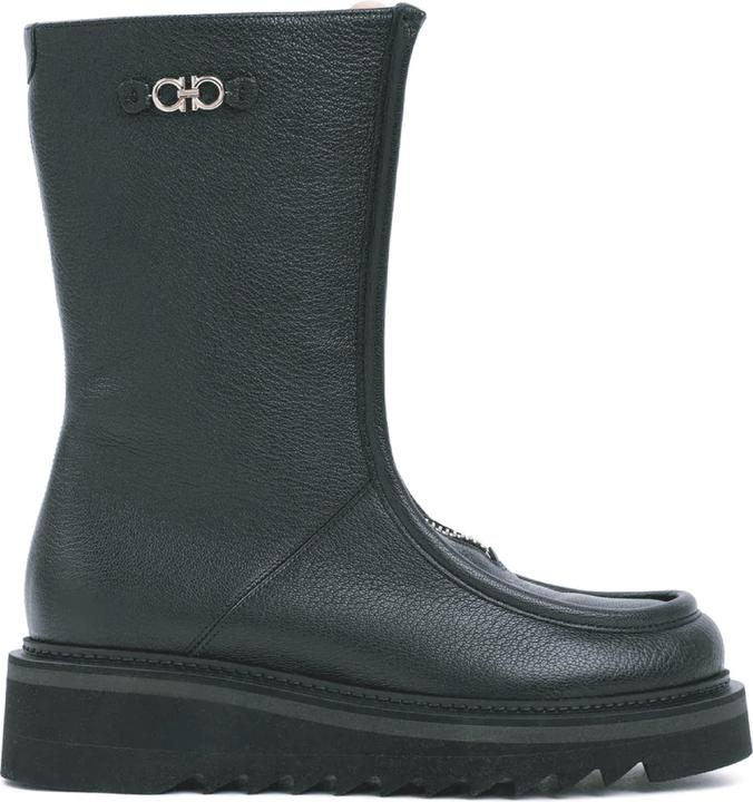 Salvatore Ferragamo Eurialo Leather Boots