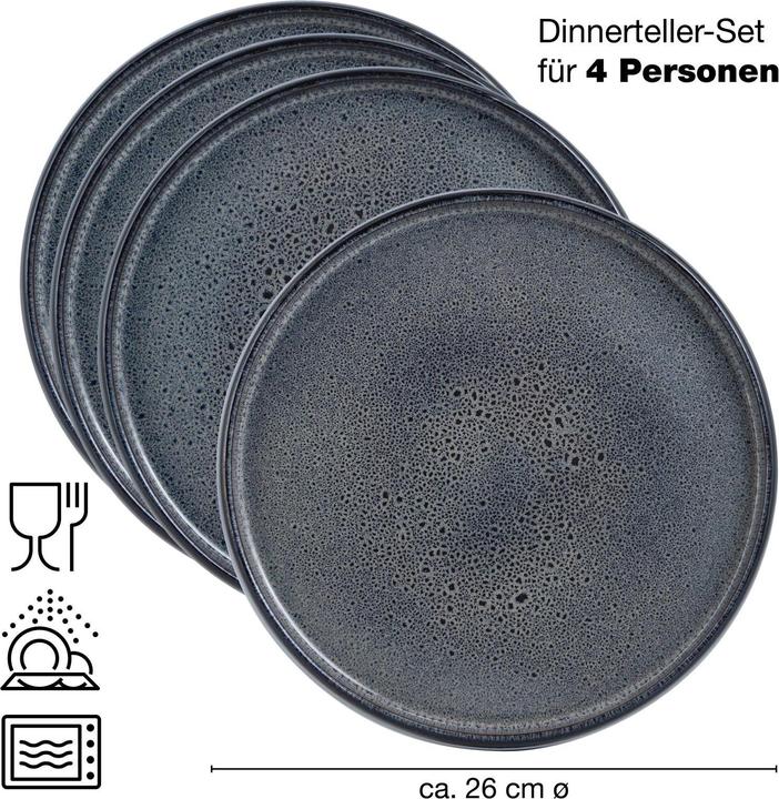 Actual product image Moritz & Moritz SOLID dinner plate (4 Piece)