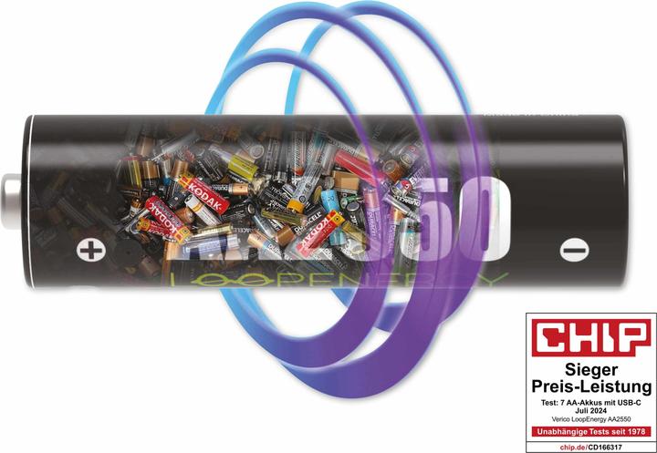 Produktbild Verico LoopEnergy AA (4 Stk., AA, 1700 mAh)
