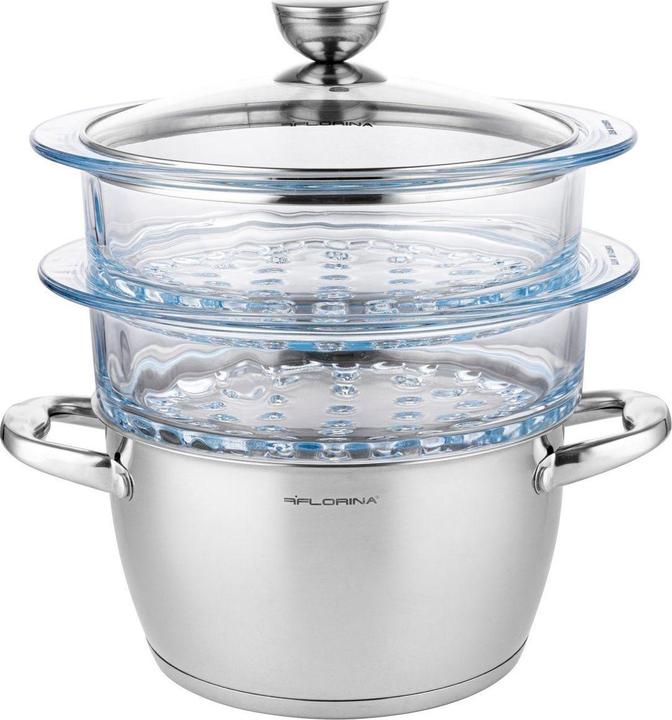 Florin Pressure cooker (21 cm, Steam cooker, Stainless steel)