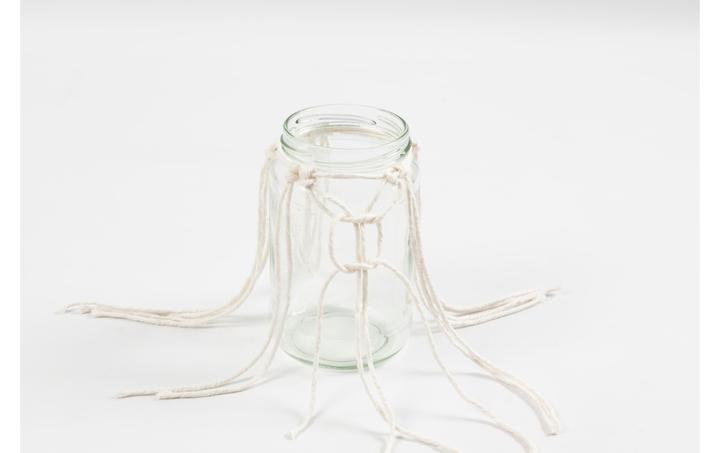 Actual product image Creativ Company Craft Kit Macramé - Glass Decoration (977626)