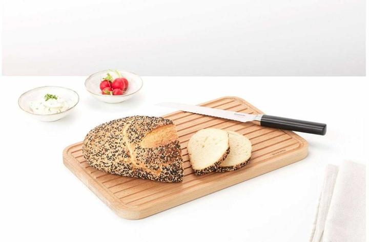 Immagine prodotto Brabantia Pane coltello nuova linea profilo nero / argento (20 cm)