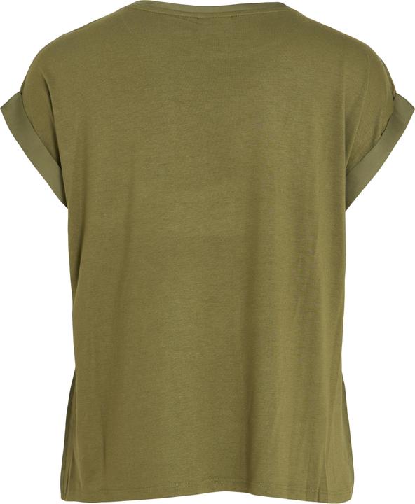 Actual product image Vila Round neckline top with short sleeves (36)