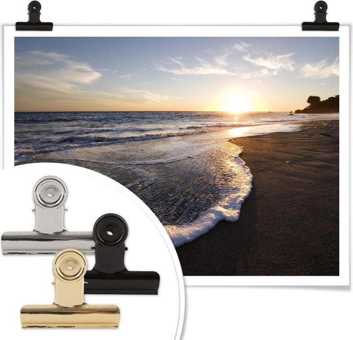 Produktbild Trenddeko Sonnenuntergang am Meer (40 x 30 cm)