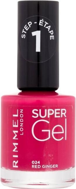 Immagine prodotto Rimmel London Super Gel di Kate STEP1 (024 Zenzero rosso, Smalto per unghie effetto gel)
