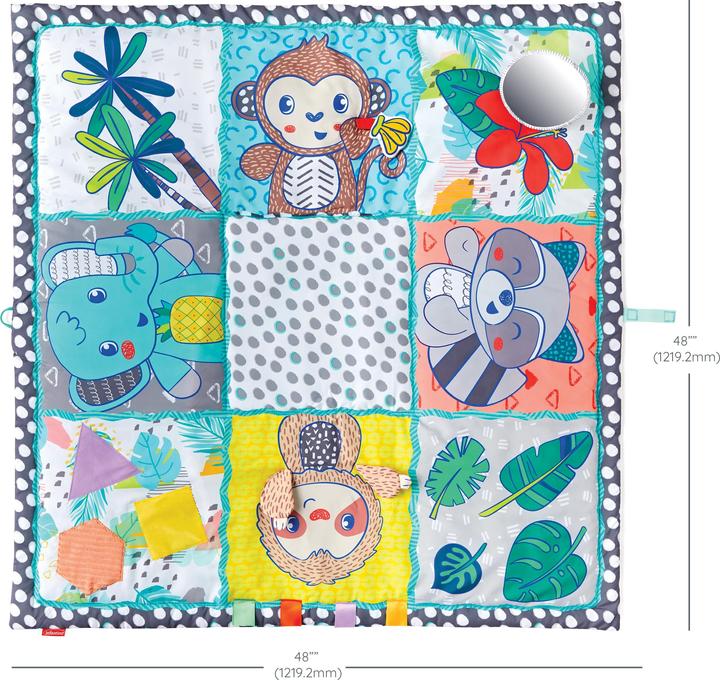 Image du produit Infantino Un grand tapis de découvertes (120 x 120 cm)