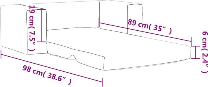 Actual product image VidaXL Jennilee (2 person sofa)
