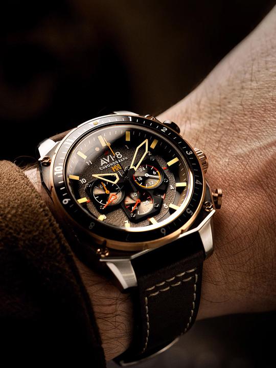 Produktbild AVI-8 AV-4100-05 Hawker Hunter Dual Time (Chronograph)