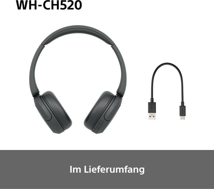 Produktbild Sony WH-CH520 (keine Geräuschunterdrückung, 50 h, Kabellos)