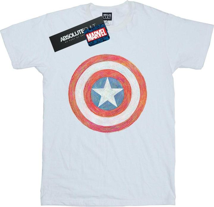 Produktbild Captain America Sketched Shield TShirt (L)