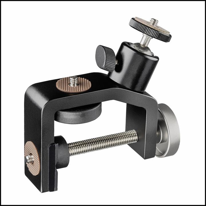 Actual product image Walimex pro per KX-25 tripod clamp with ball head (Stand clamp)