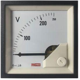 Actual product image Rs Pro Analogue Voltmeter AC Analogue Display / 0.01, 68mm, 68mm, 66 (100 A)mm