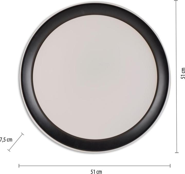Immagine prodotto Leuchten Direkt LED Deckenlampe LOLAsmart - DISC SmartHome Tuya, CCT RGB, dimmbar Fernbedienung (2700 lm)