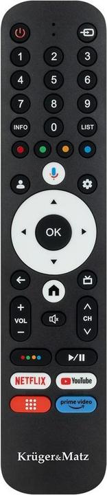 Produktbild Krüger&Matz Kruger&Matz Google TV-Fernbedienung mit Zifferntasten