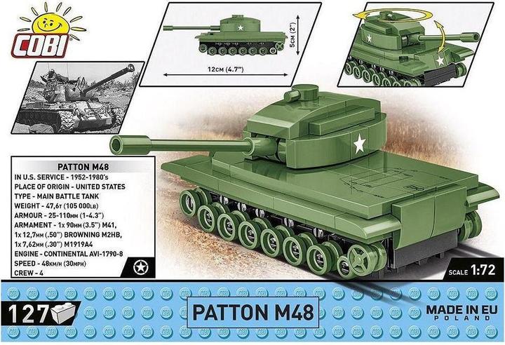 Immagine prodotto Cobi 127 PEZZI FORZE ARMATE /3104/ PATTON M48