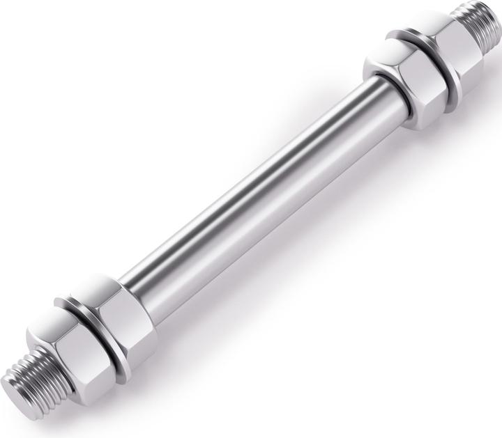 Immagine prodotto Wiltec Asse a rotore di Brouette standard Misura 160x20mm Pneu Larghezza di movimento 120mm Essieu
