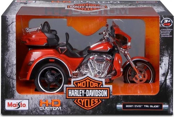 Actual product image Maisto Harley Davidson Trike CVO Tri Glide 2021