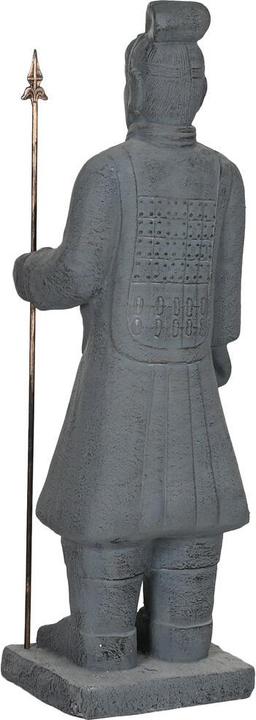 Produktbild Esprit Decorative Figure Home Grey Golden Oriental Warrior 35 x 32 x 118 cm