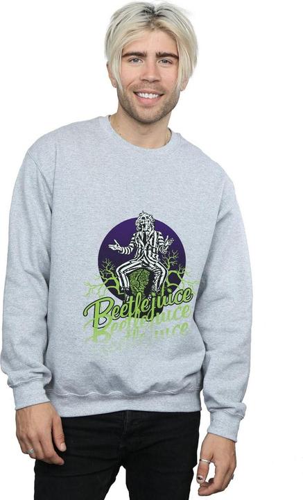 Image du produit Beetlejuice Mens Faded Pose Cotton Sweatshirt (S)