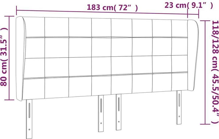 Actual product image VidaXL Kataleya (183 x 23 x 128 cm)