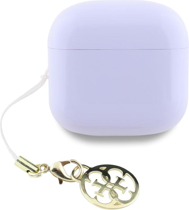 Image du produit Guess Écouteurs TWS Glossy Effect Imprimé Classic Logo & Charm - Lavande (4 h, Sans fil)