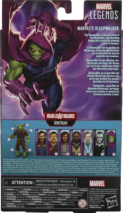 Image du produit Hasbro Legends Series Marvel's Sleepwalker Figurine à collectionner (15 cm), 2 accessoires et 1