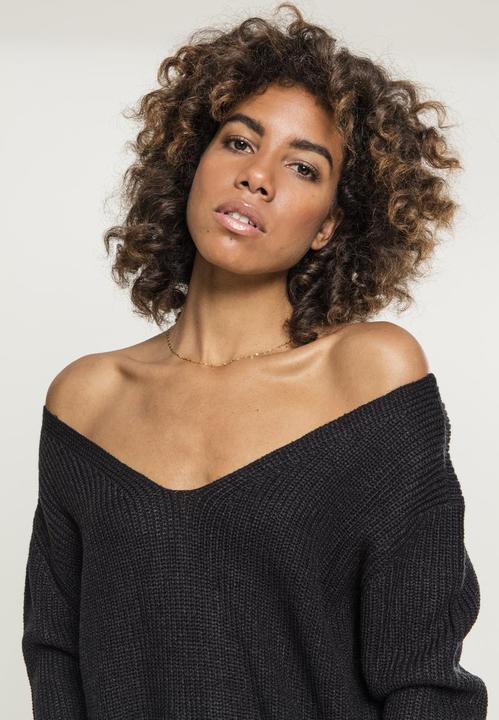 Actual product image Urban Classics Ladies Back Lace Up Sweater (M)