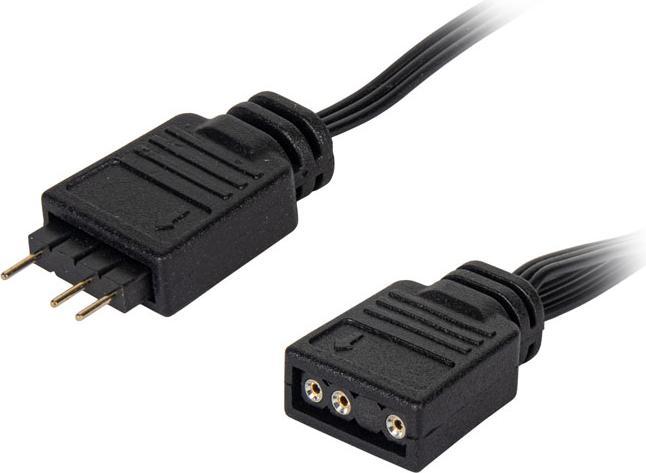 Actual product image Silverstone SST-VS140B-ARGB - VISTA Performance enhanced 140mm PWM ARGB fan, black (140 mm, 1 x)