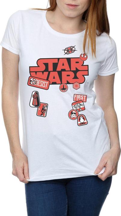 Image du produit Star Wars - T-shirt THE LAST JEDI BADGES - Femme (L)