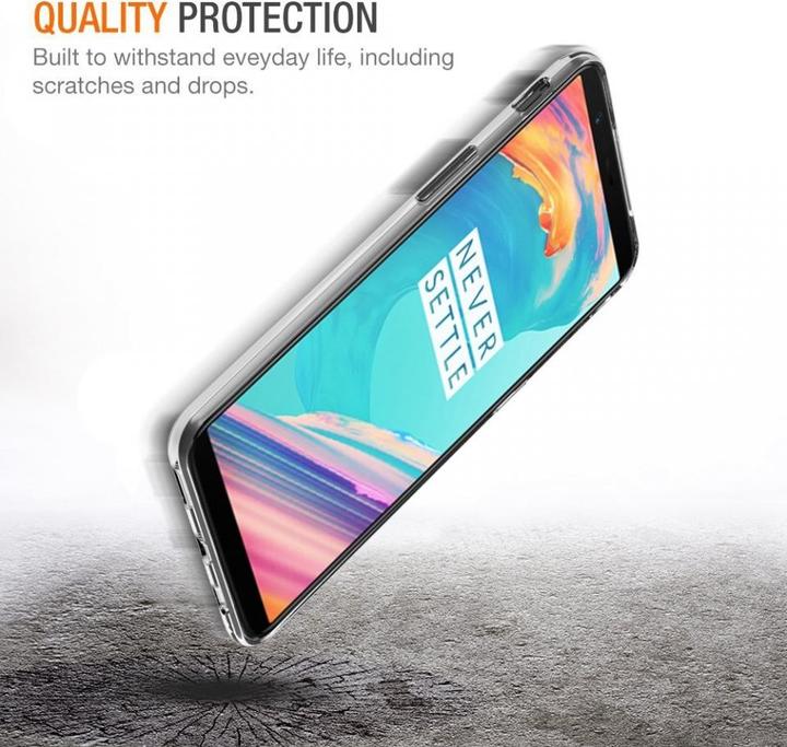 Actual product image Screenguard OnePlus 5T Flexible TPU Clear Case (OnePlus 5T)