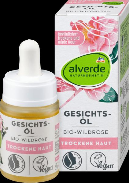 Immagine prodotto dm alverde Olio viso biologico alla rosa selvatica (15 ml, Olio viso)
