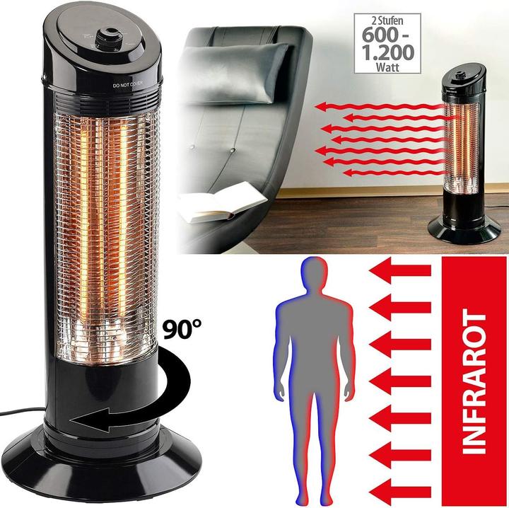 Produktbild Sichler Infrarot-Heizstrahlersäule mit Oszillation (1.20 W)