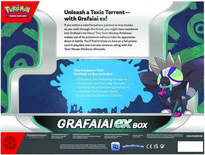 Image du produit Pokémon TCG - Grafaiai ex Box (Anglais, Coffret & Collection)
