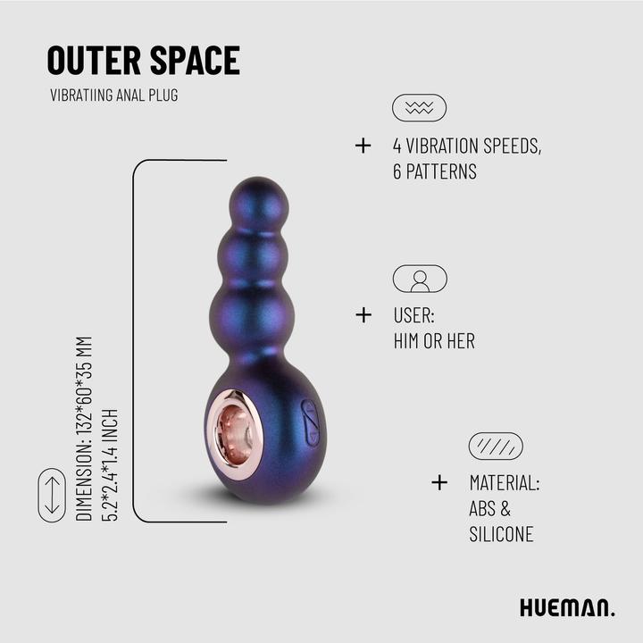 Immagine prodotto Hueman Plug anale vibrante Outer Space