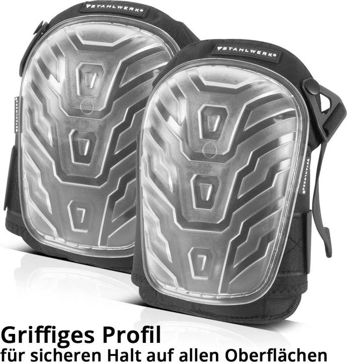 Produktbild Stahlwerk Profi Knieschoner, Knieschützer, Kniepolster formstabil, hochbelastbar