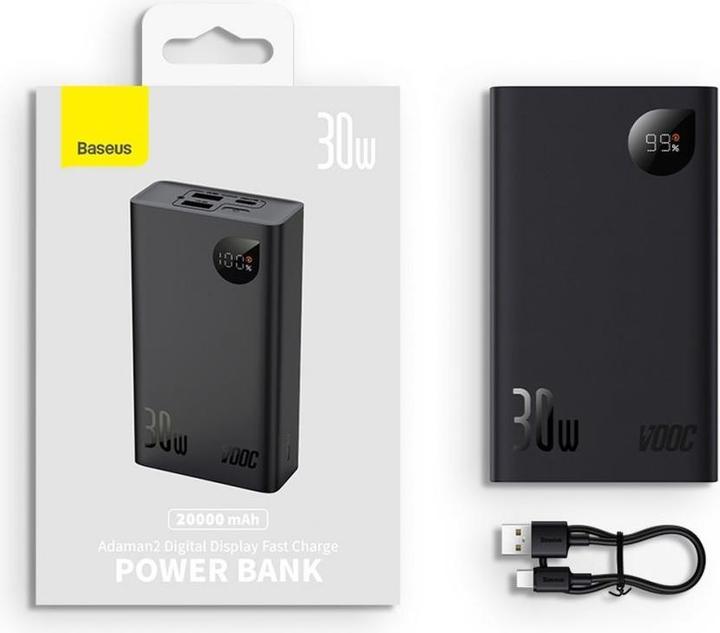 Actual product image Baseus Adaman 2 (20000 mAh, 30 W, 76 Wh)