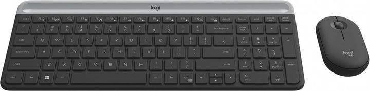 Actual product image Logitech MK470 Wireless keyboard and mouse, Graphite Sp., US (Eng. Int., Wireless)