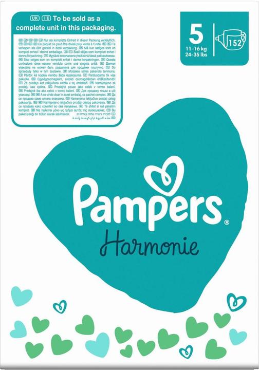 Produktbild Pampers Harmonie (Gr. 5, Monatsbox, 152 Stück)
