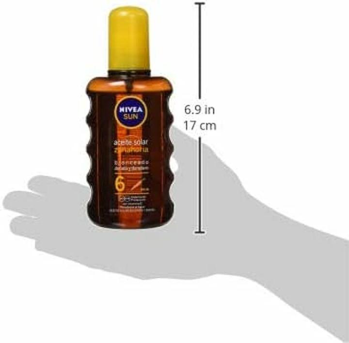 Produktbild NIVEA Sonnenöl-Spray Spf 6 200ml (Sonnenöl, Bis SPF 10, 200 ml)