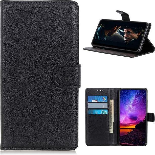 Actual product image MU Classic Litchi Leather Bookcover Series (Samsung Galaxy A42 5G)