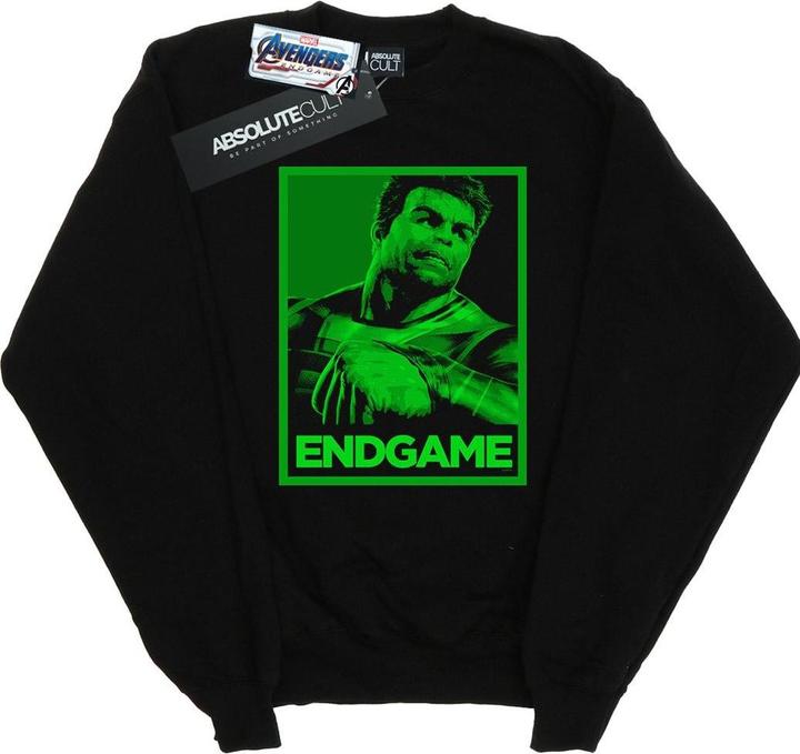 Avengers Endgame Hulk Poster Baumwolle Sweatshirt