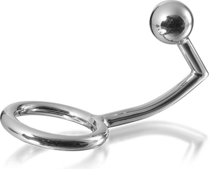 Immagine prodotto Metal Hard Metalhard Cock Ring Intruder Con Analbead 30mm (3 cm)