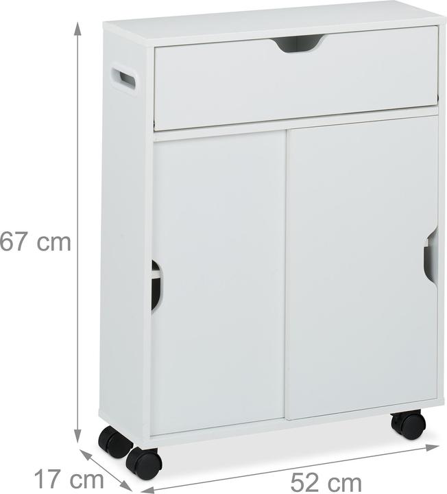 Actual product image Relaxdays Niche trolley