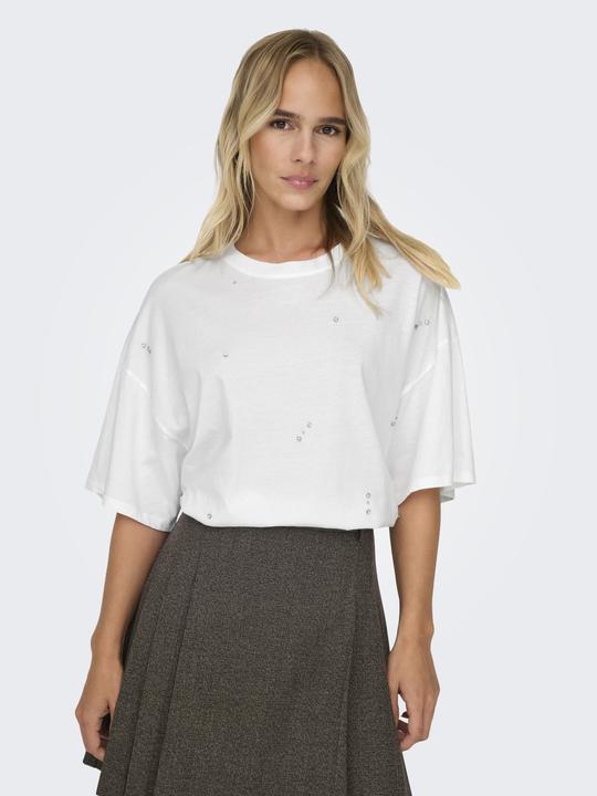 Actual product image Only Regular fit round neck top T-shirt (M)