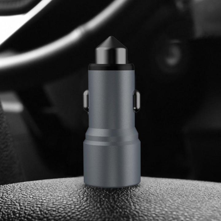 Actual product image Dudao car charger 2x USB 3.1A gray (R5 gray)