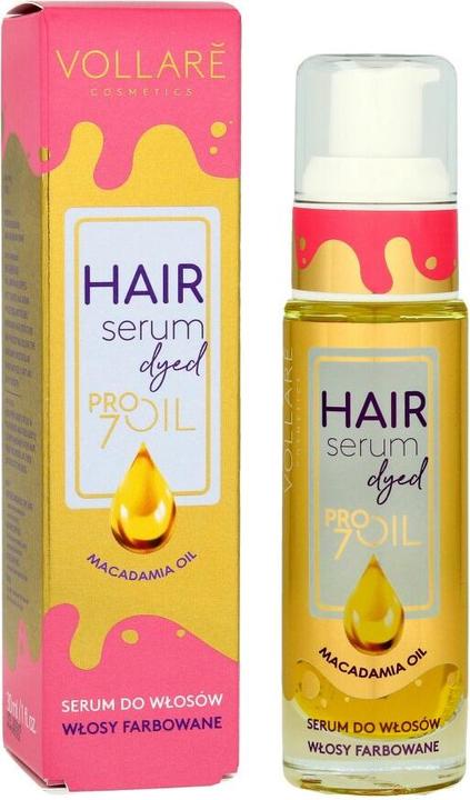 Actual product image Vollaré Vollare - Hair Serum Color & Shine Oil serum for colored hair intense color and shine 30ml (30 ml)