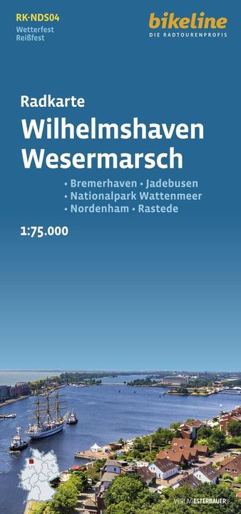 Actual product image Cycle map Wilhelmshaven, Wesermarsch